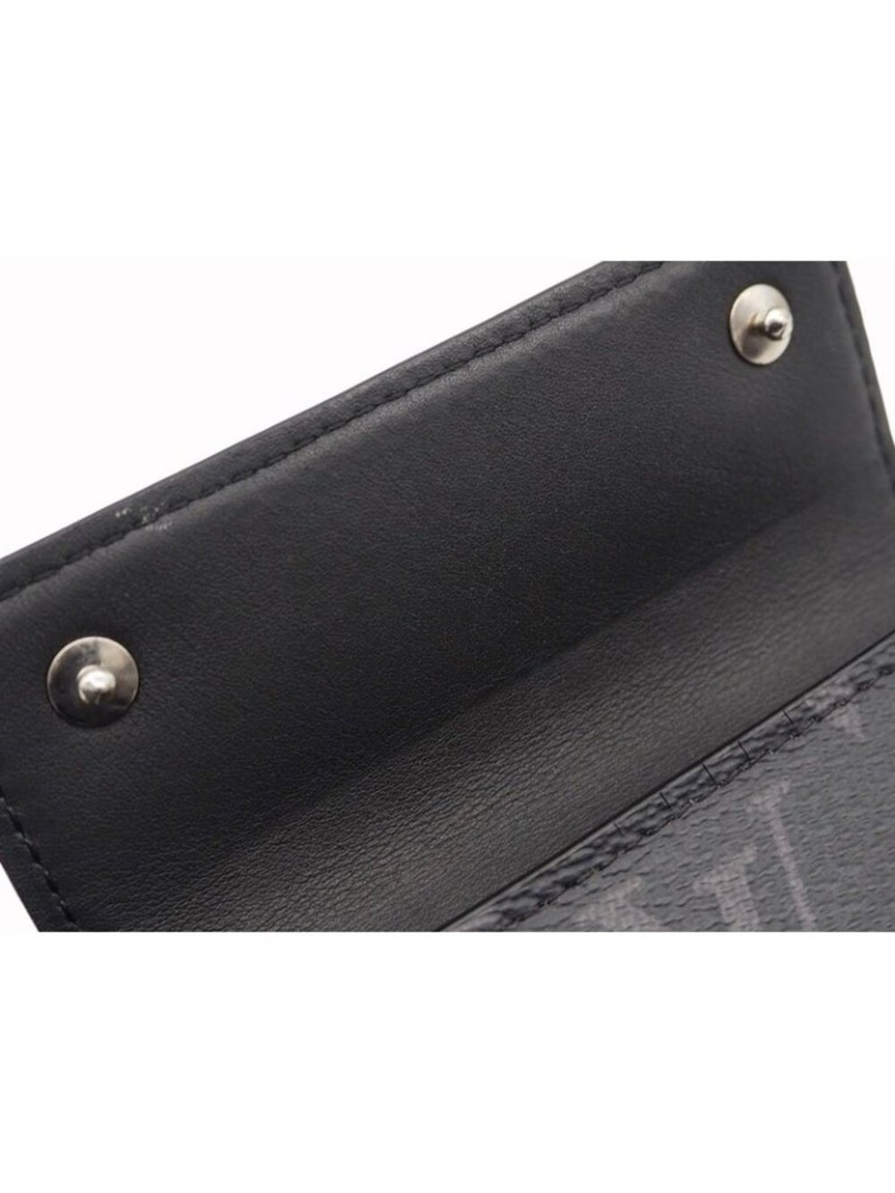 Louis Vuitton Discovery Compact Wallet Trifold Monogram Eclipse Canvas - Picture 10 of 15